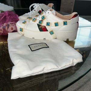 COPY - Gucci sneakers with removable crystal straps